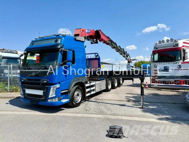 Volvo FH 500 8x4 / HMF 5020 K6 + Fly Jip K5 Funk / Eu6 Tovornjaki z žerjavom