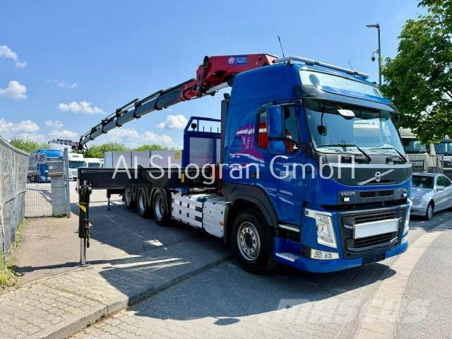 Volvo FH 500 8x4 / HMF 5020 K6 + Fly Jip K5 Funk / Eu6 Tovornjaki z žerjavom