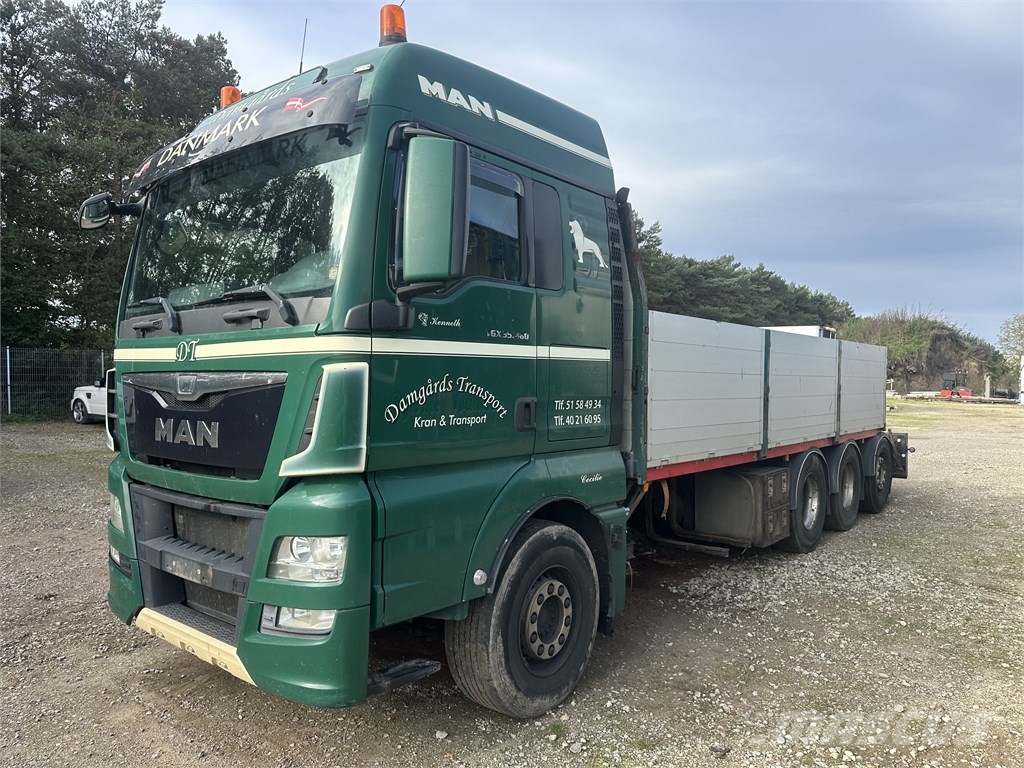 MAN TGX 35.480 8x4 defect engine Kamioni sa otvorenim sandukom