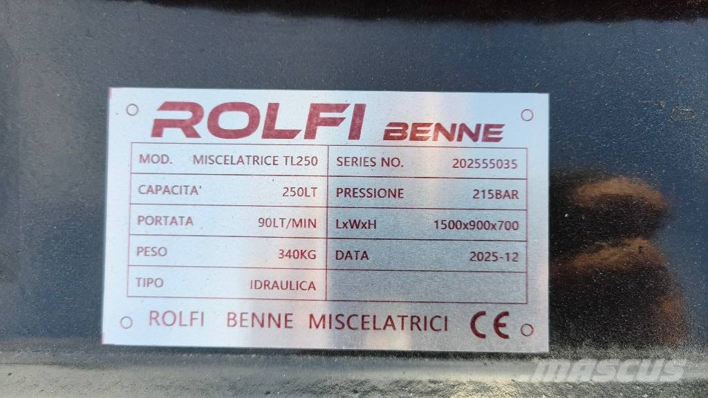 ROLFI BENNE TL 250 Kaušai