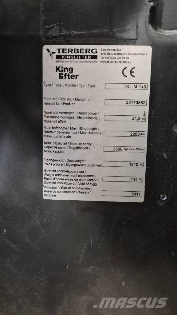 Terberg kinglifter Truck mounted forklifts