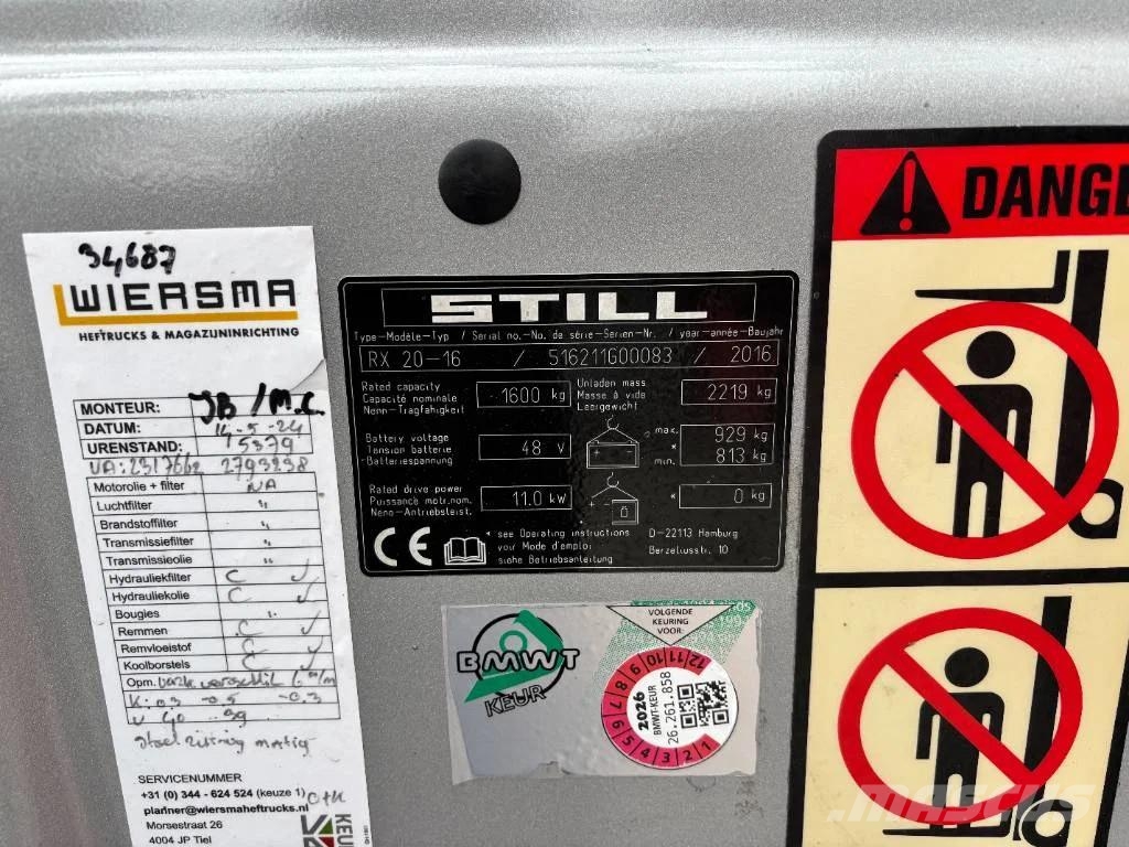 Still RX 20-16 Elektriske trucker