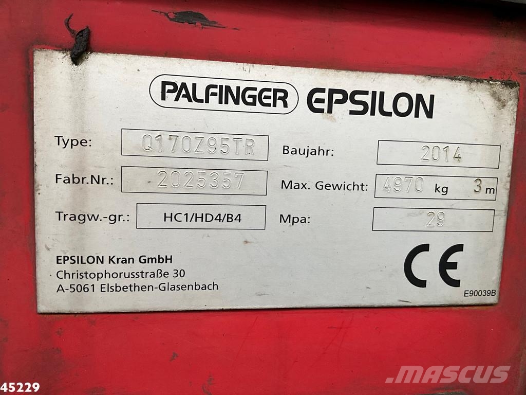 MAN TGS 41.440 10x4 Euro 6 Palfinger 17 Tonmeter Z-kra Camiones polibrazo