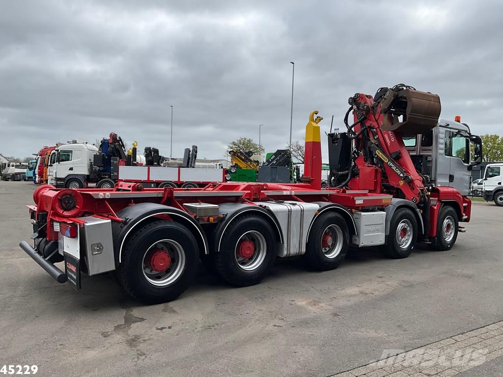 MAN TGS 41.440 10x4 Euro 6 Palfinger 17 Tonmeter Z-kra Koukkulava kuorma-autot