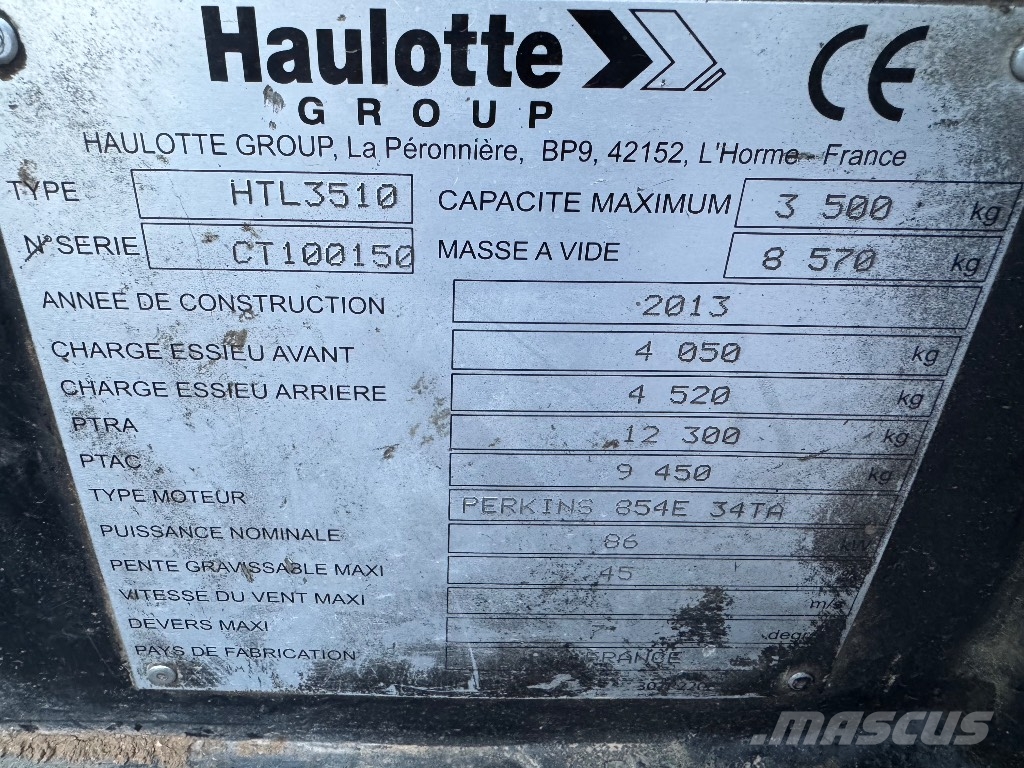 Haulotte HTL 3510 مناولات متداخلة
