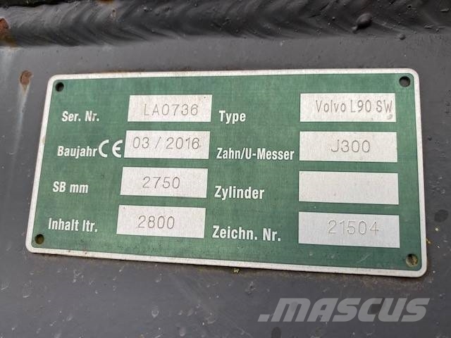 Volvo 2.75 m Schaufel / bucket (99000560) Baldes