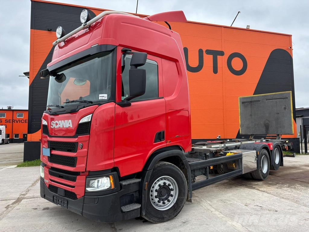 Scania R 500 6x2 RETARDER / DOUBLE BOGIE コンテナ、海コン車