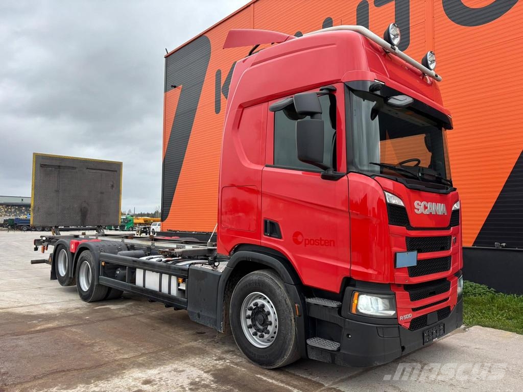 Scania R 500 6x2 RETARDER / DOUBLE BOGIE コンテナ、海コン車