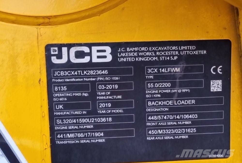 JCB 3 CX ECO Ekskavatori-iekrāvēji