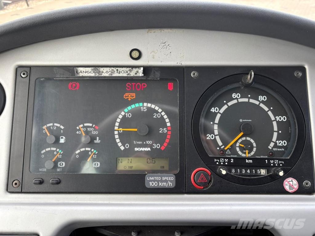 Scania K 124 Irizar 6x2 AC / AUXILIARY HEATING / WC Tūrisma autobusi