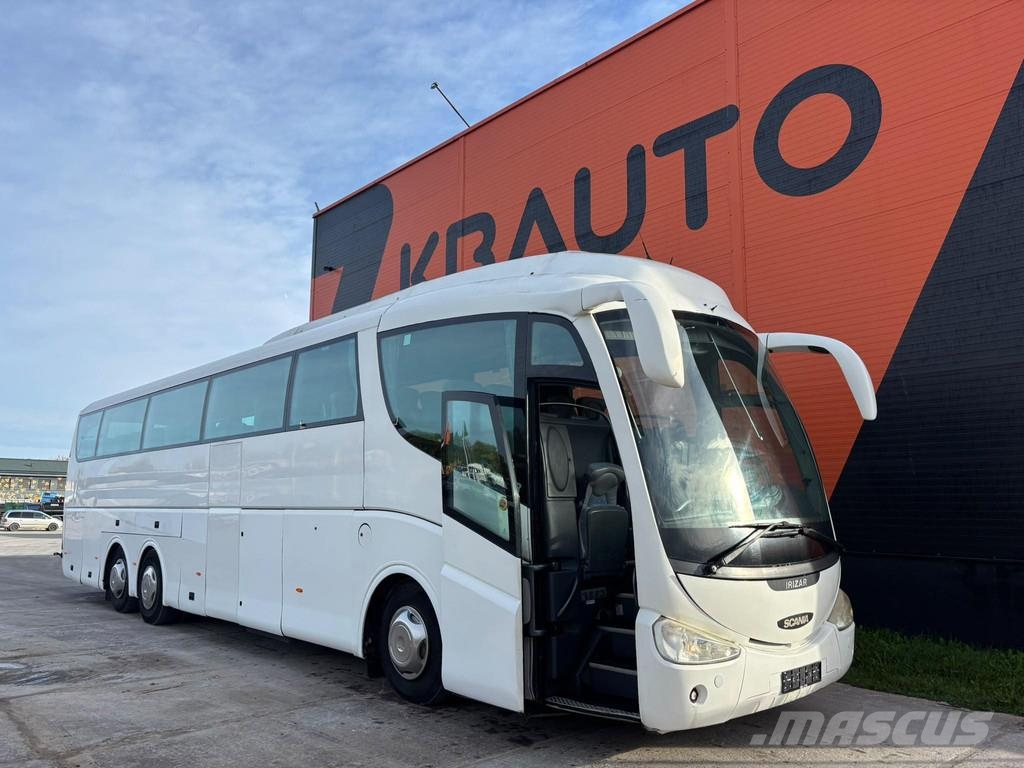 Scania K 124 Irizar 6x2 AC / AUXILIARY HEATING / WC Tūrisma autobusi