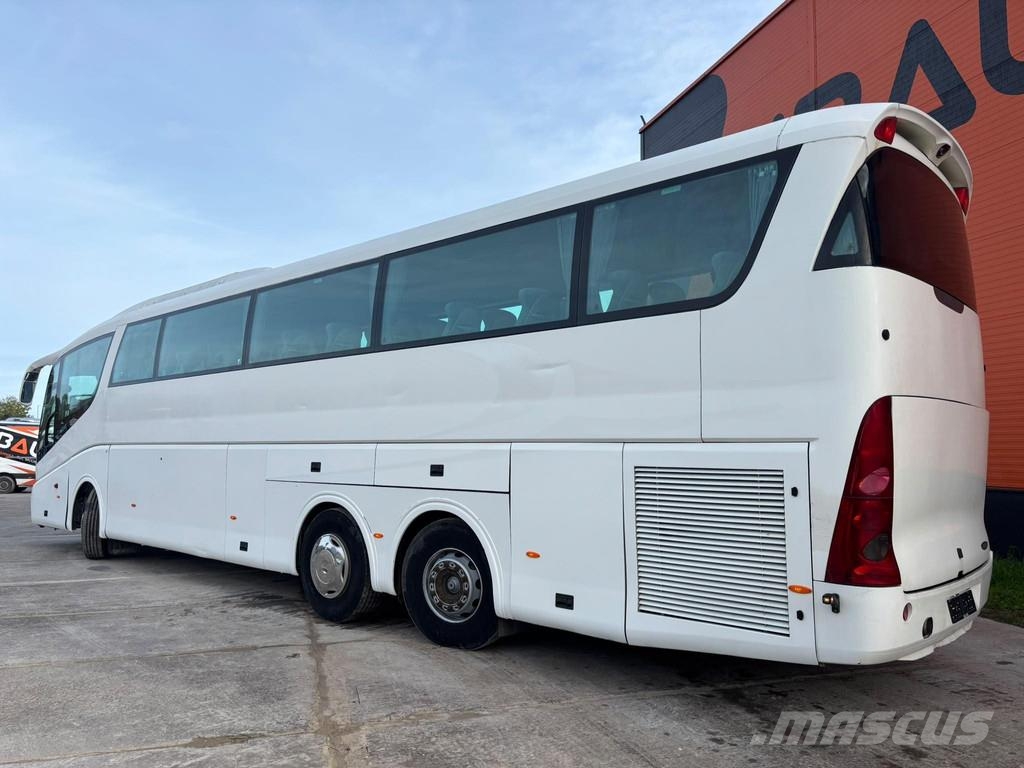 Scania K 124 Irizar 6x2 AC / AUXILIARY HEATING / WC Tūrisma autobusi