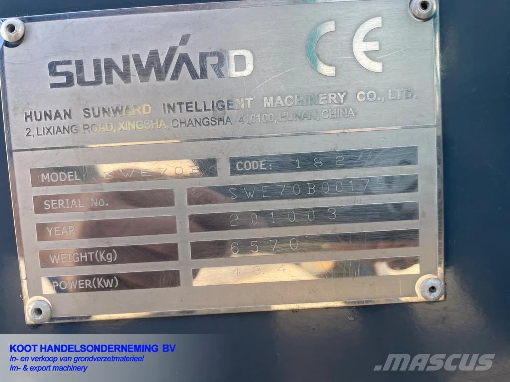 Sunward SWE 70 (TOP) Midibagger 7t - 12t