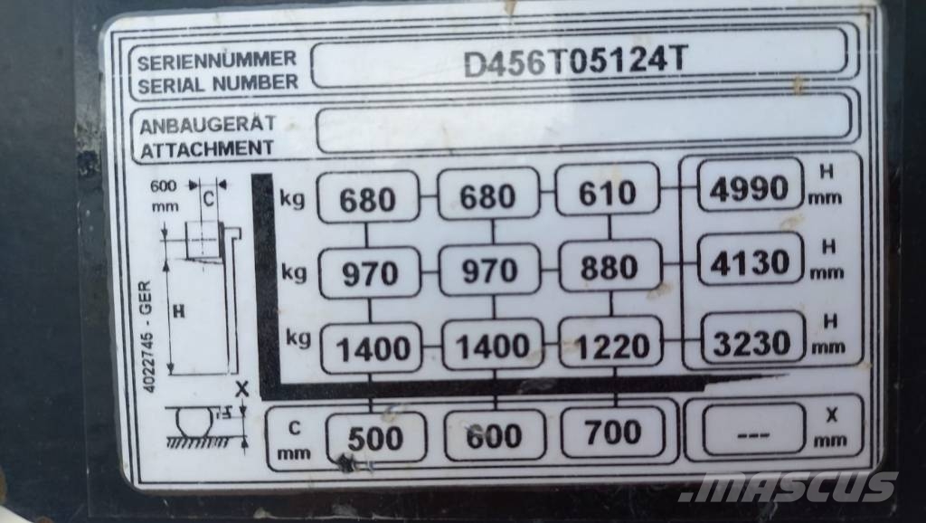 Hyster S 1.4 S Staplare-led