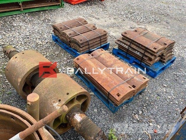 Sheepbridge Roll Crusher Shaft and Wear Parts 石料回收设备