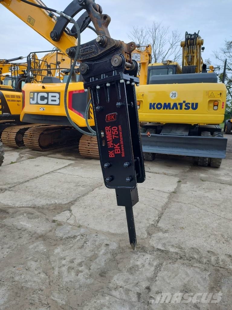 Młot hydrauliczny wyburzeniowy BK HAMMER 750 Hidrauliniai kūjai / Trupintuvai