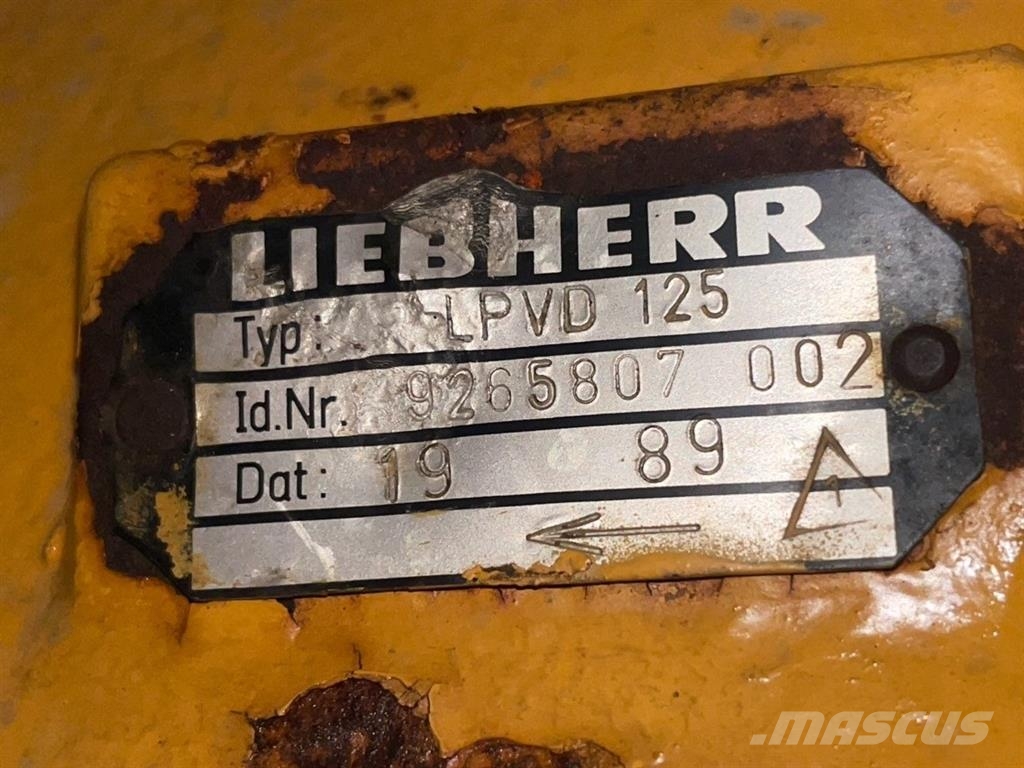 Liebherr R942-9265807-LPVD125-Load sensing pump Hidraulika
