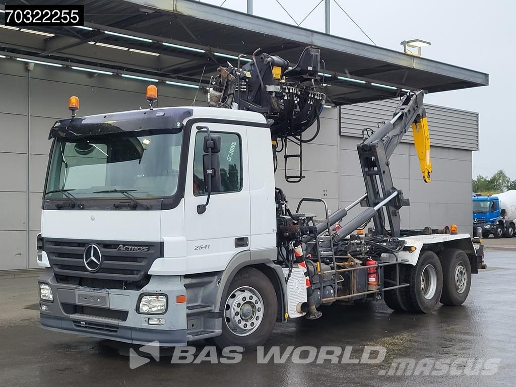 Mercedes-Benz Actros 2541 6X2 Jonsered J1142Z80A Crane + 20 tons gancho Caminhões Roll-on Roll-off