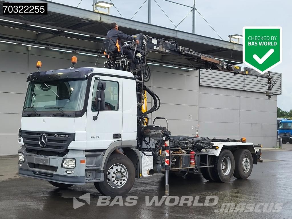 Mercedes-Benz Actros 2541 6X2 Jonsered J1142Z80A Crane + 20 tons gancho Caminhões Roll-on Roll-off