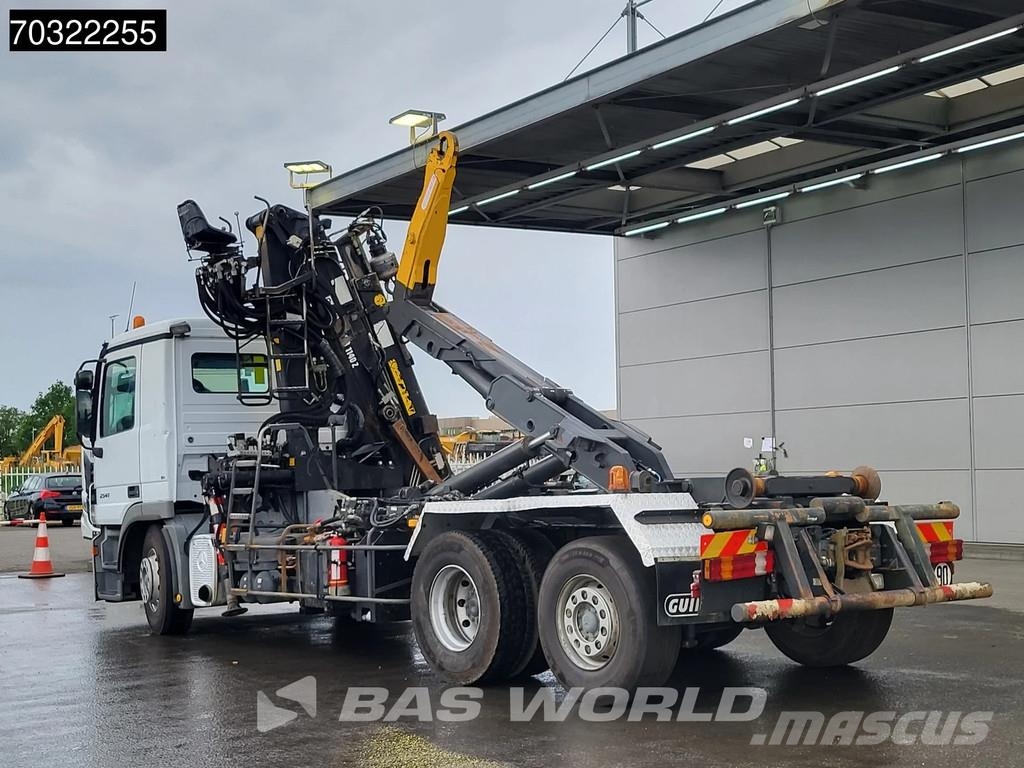 Mercedes-Benz Actros 2541 6X2 Jonsered J1142Z80A Crane + 20 tons gancho Caminhões Roll-on Roll-off