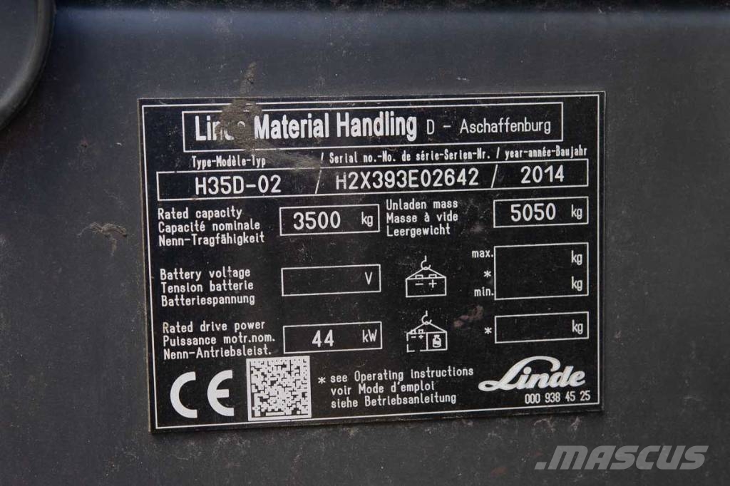 Linde H 35 D Diesel forklifts