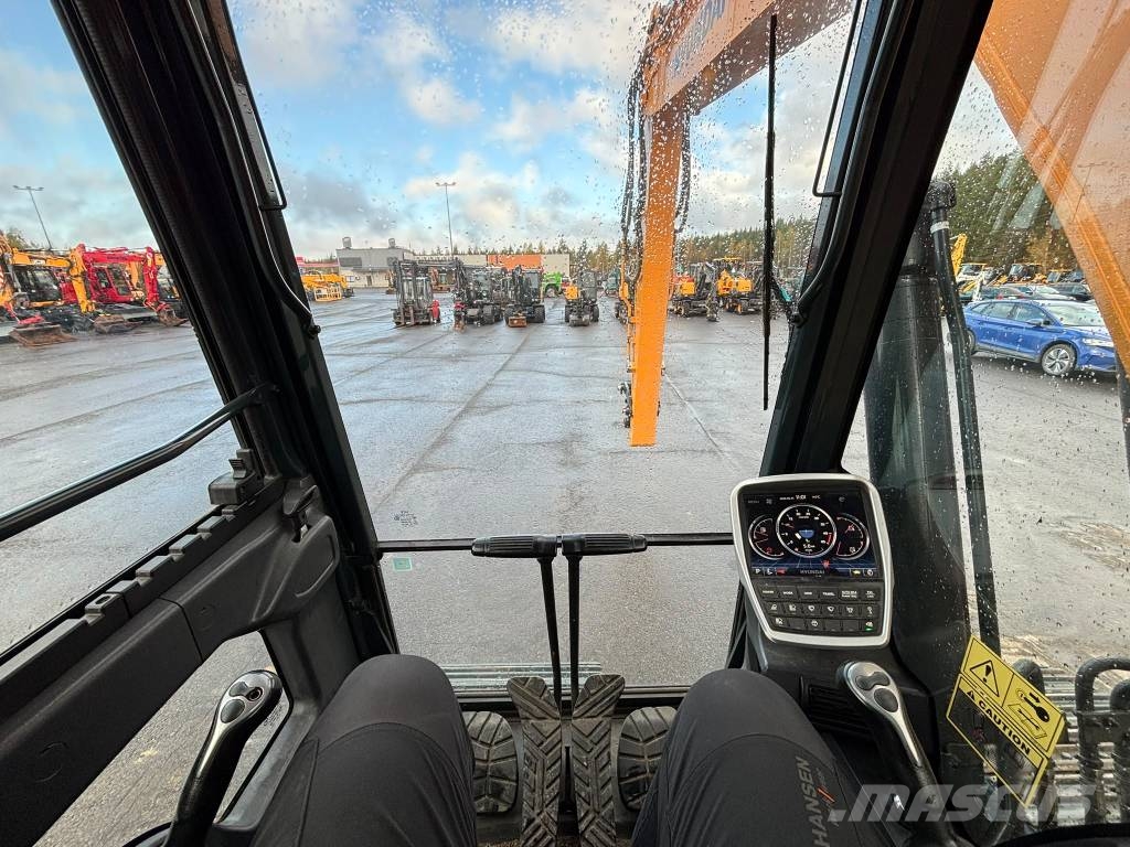 Hyundai HX 140 HW C / Metsäalusta, Rasvari, 800mm Telat Crawler excavators