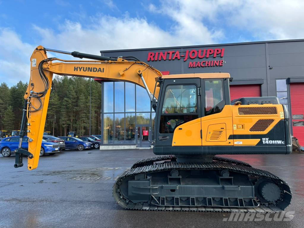 Hyundai HX 140 HW C / Metsäalusta, Rasvari, 800mm Telat Crawler excavators
