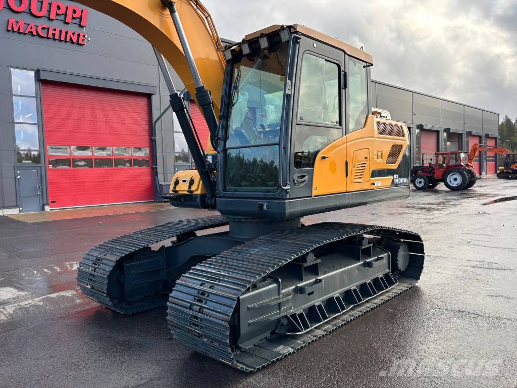 Hyundai HX 140 HW C / Metsäalusta, Rasvari, 800mm Telat Crawler excavators