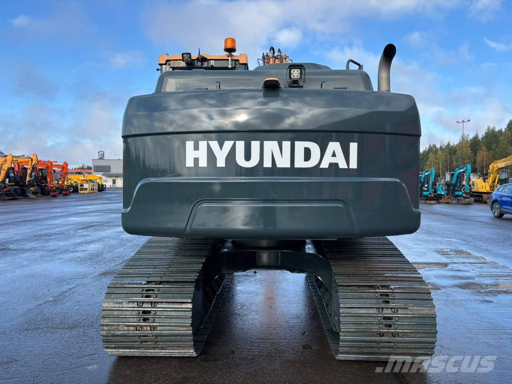 Hyundai HX 140 HW C / Metsäalusta, Rasvari, 800mm Telat Crawler excavators