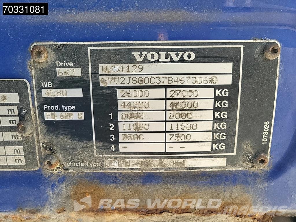 Volvo FM 400 6X2 Stokota Fuel tanker 18.500 liter 4 comp Säiliöautot