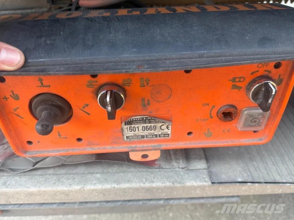 Krone SD 3 AXLE + DHOLLANDIA LIFT 2000 KG + SLING ROOF + Schuifzeilen