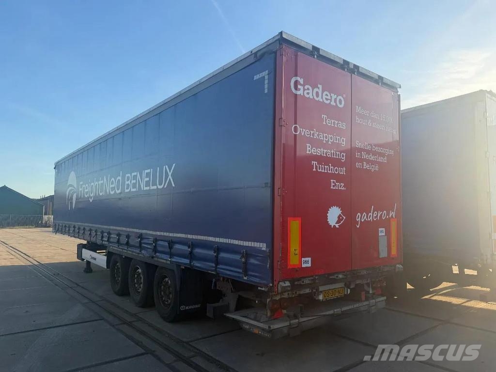 Krone SD 3 AXLE + DHOLLANDIA LIFT 2000 KG + SLING ROOF + Schuifzeilen