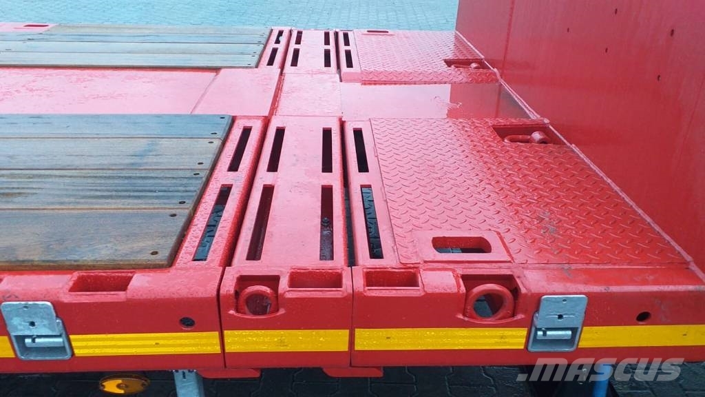 MAX Trailer Naczepa niskopodwoziowa 3 osiowa 2 x rozciągana Low loader-semi-trailers