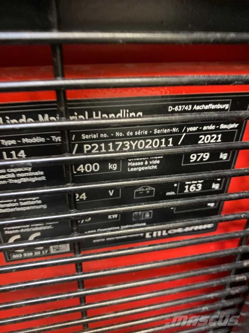 Linde L14 Ajettavat pinoamisvaunut