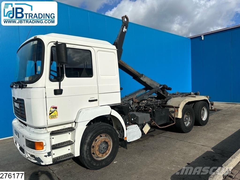 MAN 26 400 6x4, EURO 2, Steel suspension, Manual, Reta Treileri ar āķi