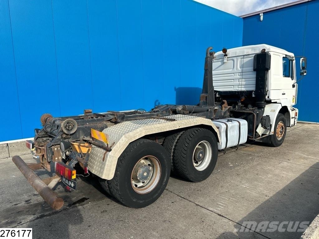 MAN 26 400 6x4, EURO 2, Steel suspension, Manual, Reta Treileri ar āķi