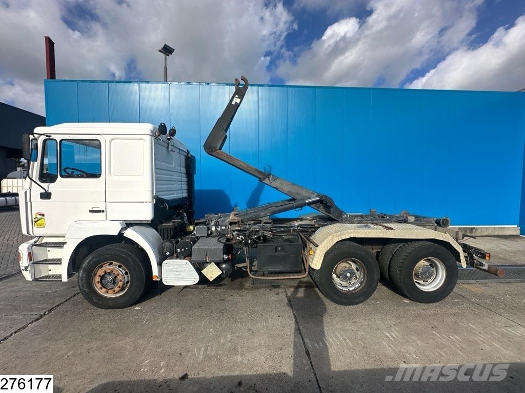 MAN 26 400 6x4, EURO 2, Steel suspension, Manual, Reta Treileri ar āķi