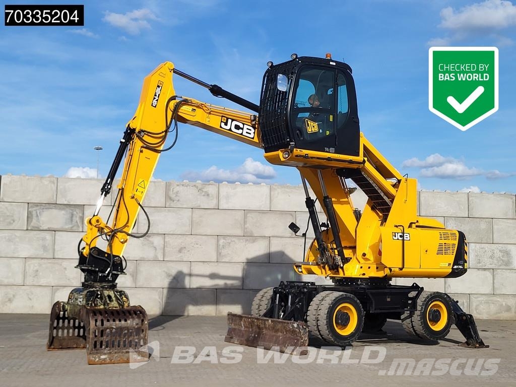 JCB JS175 W Lift Cabin Manejadores de residuos industriales