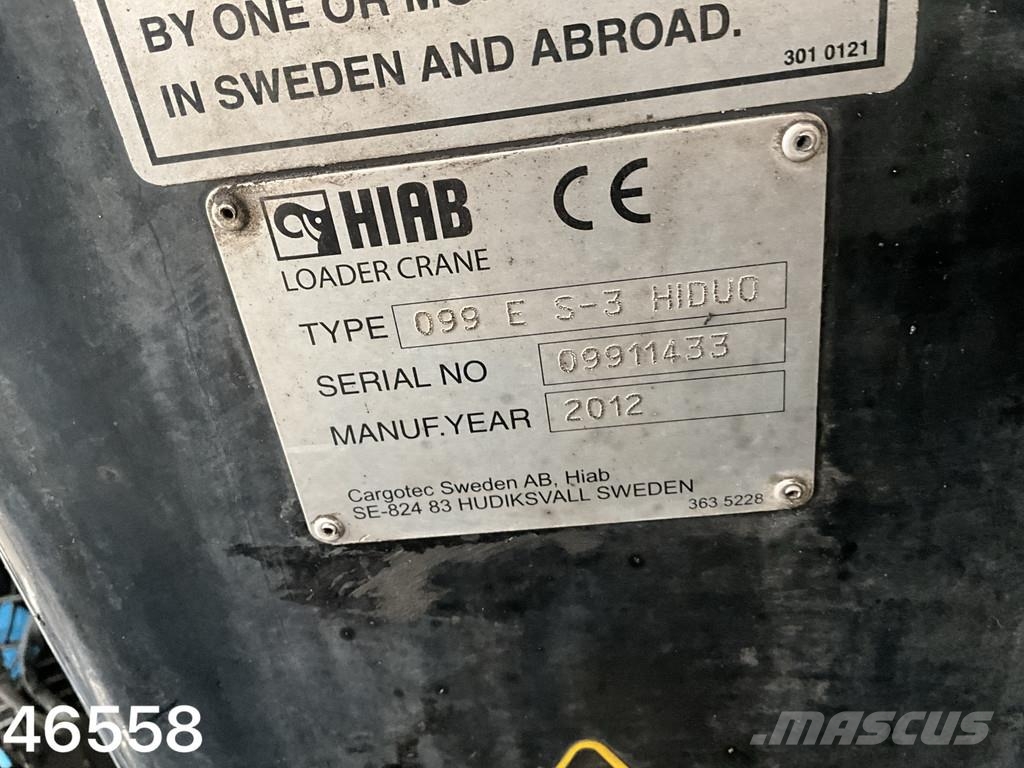 DAF FA 75 CF 250 Hiab 10 Tonmeter laadkraan Bañeras basculantes usadas