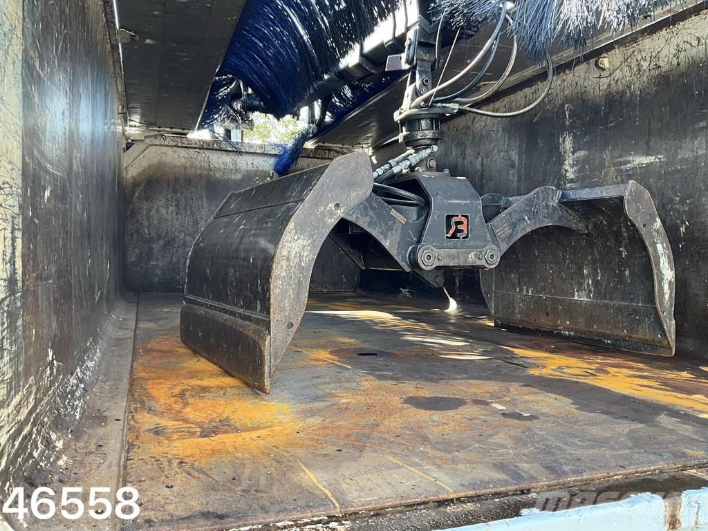 DAF FA 75 CF 250 Hiab 10 Tonmeter laadkraan Bañeras basculantes usadas