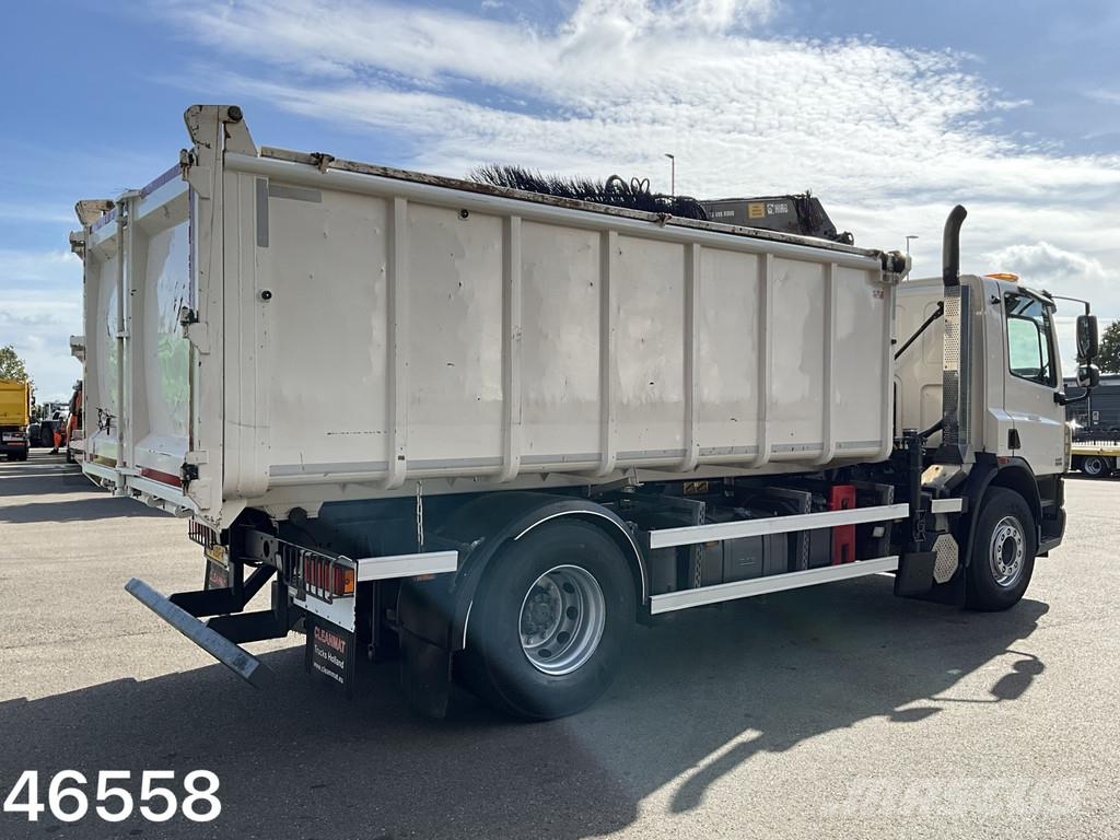 DAF FA 75 CF 250 Hiab 10 Tonmeter laadkraan Bañeras basculantes usadas