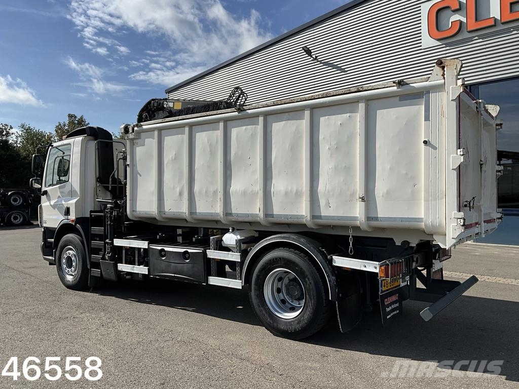 DAF FA 75 CF 250 Hiab 10 Tonmeter laadkraan Bañeras basculantes usadas