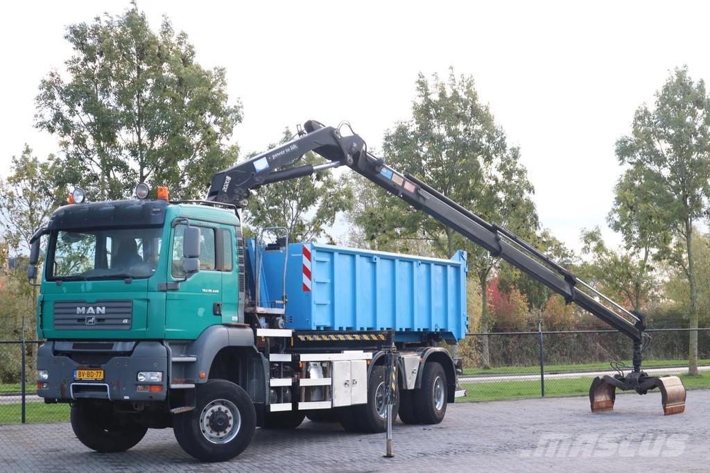 MAN TGA 26.440 6X6 | HYVA HOOKLIFT | HMF 2020-K3 | GRA Camion con gancio di sollevamento