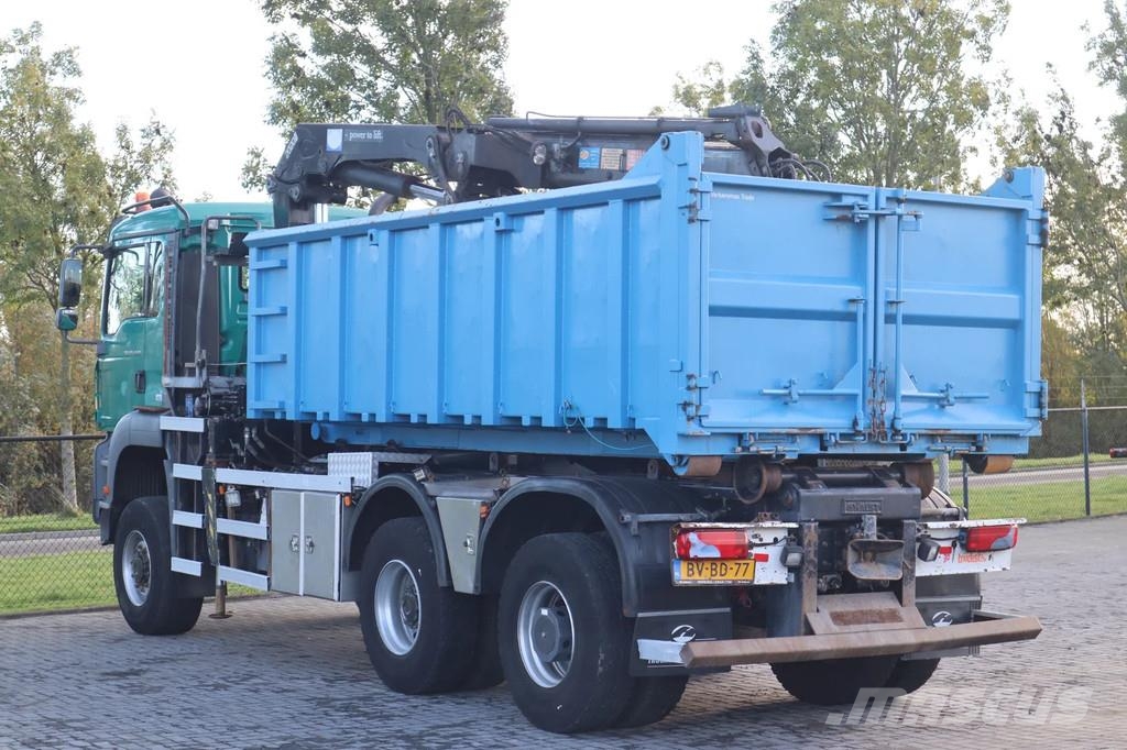 MAN TGA 26.440 6X6 | HYVA HOOKLIFT | HMF 2020-K3 | GRA Camion con gancio di sollevamento