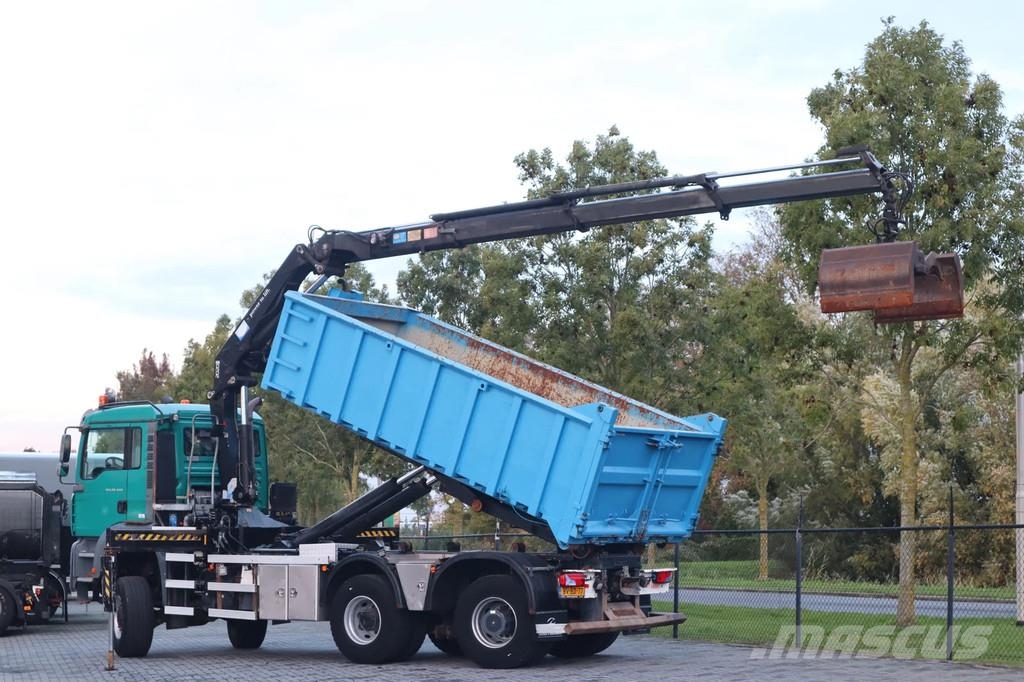 MAN TGA 26.440 6X6 | HYVA HOOKLIFT | HMF 2020-K3 | GRA Camion con gancio di sollevamento