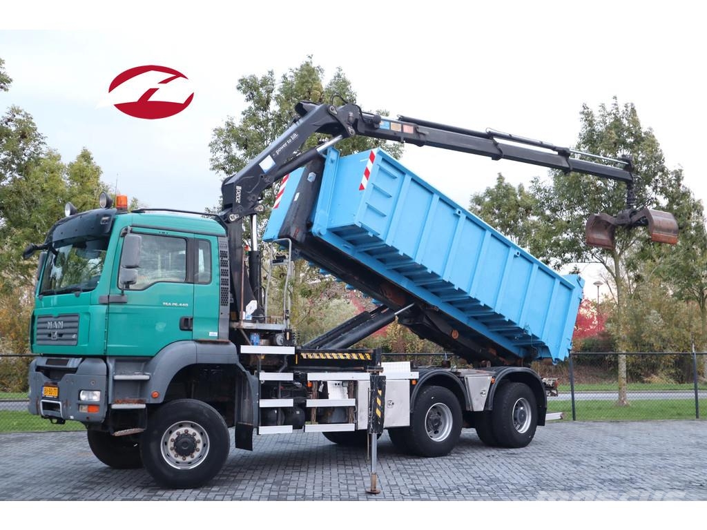 MAN TGA 26.440 6X6 | HYVA HOOKLIFT | HMF 2020-K3 | GRA Camion con gancio di sollevamento