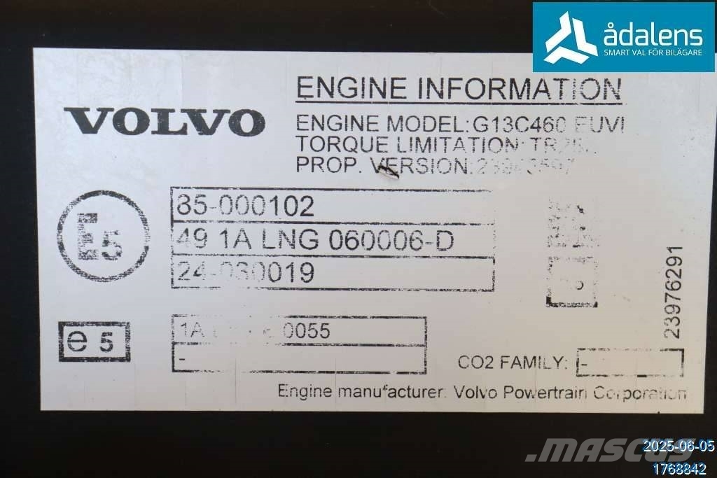 Volvo FH 62 TR 发动机