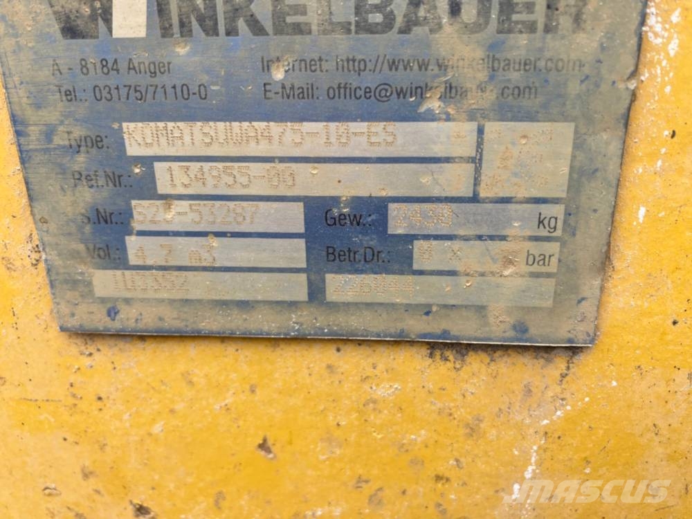 Komatsu WA 475 Utovarivači na točkove
