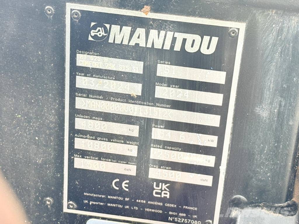 Manitou MT 625 H Teleskooplaadurid
