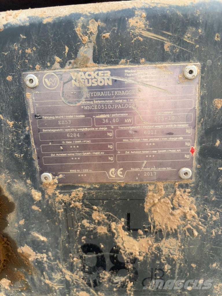 Wacker Neuson Ez53 Miniexcavadoras